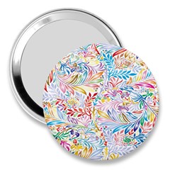 Floral Pattern 3  Handbag Mirrors by nateshop