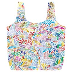 Floral Pattern Full Print Recycle Bag (xxl)