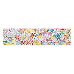 Floral Pattern Banner And Sign 4  X 1  by nateshop