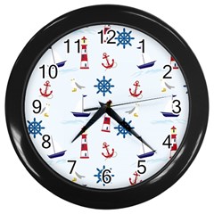 Lighthouse Wall Clock (black) by nateshop