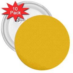 Geometric-pattern-yellow 3  Buttons (10 Pack)  by nateshop