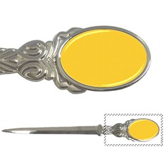 Geometric-pattern-yellow Letter Opener