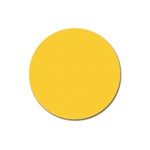 Geometric-pattern-yellow Magnet 3  (Round) Front