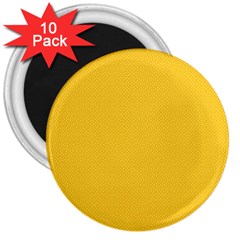 Geometric-pattern-yellow 3  Magnets (10 Pack)  by nateshop