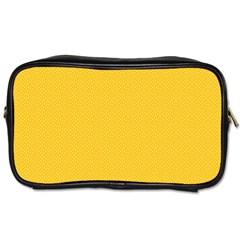 Geometric-pattern-yellow Toiletries Bag (Two Sides)