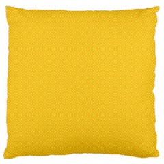 Geometric-pattern-yellow Large Cushion Case (Two Sides)