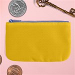 Geometric-pattern-yellow Large Coin Purse Front