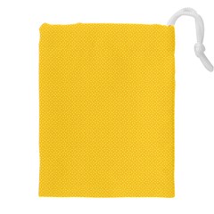 Geometric-pattern-yellow Drawstring Pouch (5XL)