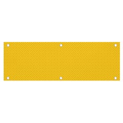 Geometric-pattern-yellow Banner And Sign 6  X 2  by nateshop