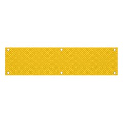 Geometric-pattern-yellow Banner And Sign 4  X 1 