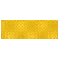 Geometric-pattern-yellow Banner and Sign 9  x 3 