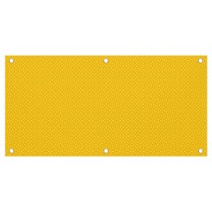 Geometric-pattern-yellow Banner And Sign 4  X 2 