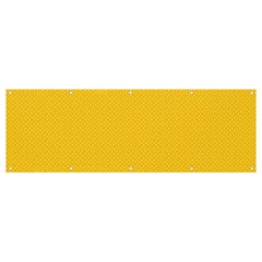 Geometric-pattern-yellow Banner And Sign 12  X 4 