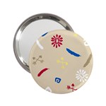 Pattern-star Moca 2.25  Handbag Mirrors Front