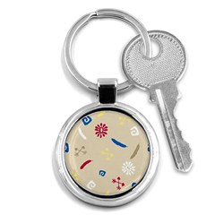 Pattern-star Moca Key Chain (round) by nateshop