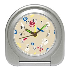 Pattern-star Moca Travel Alarm Clock by nateshop