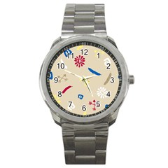 Pattern-star Moca Sport Metal Watch by nateshop