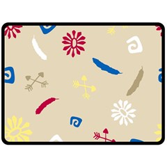 Pattern-star Moca Fleece Blanket (large)  by nateshop