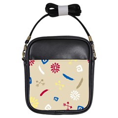 Pattern-star Moca Girls Sling Bag by nateshop