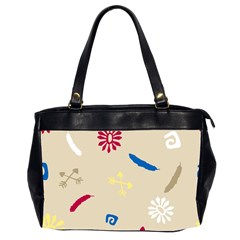 Pattern-star Moca Oversize Office Handbag (2 Sides) by nateshop