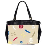 Pattern-star Moca Oversize Office Handbag (2 Sides) Front