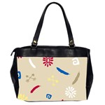 Pattern-star Moca Oversize Office Handbag (2 Sides) Back