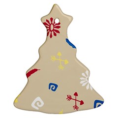 Pattern-star Moca Ornament (christmas Tree)  by nateshop