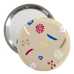 Pattern-star Moca 3  Handbag Mirrors by nateshop