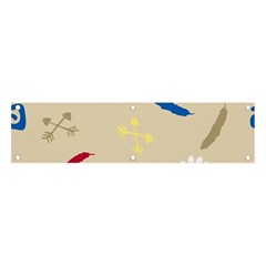 Pattern-star Moca Banner And Sign 4  X 1 