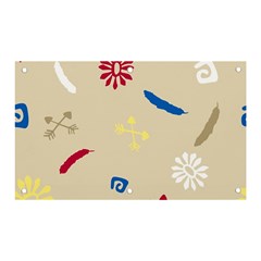 Pattern-star Moca Banner And Sign 5  X 3 