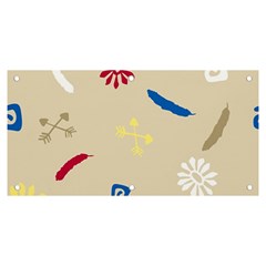 Pattern-star Moca Banner And Sign 6  X 3 