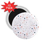 Background-round Spots 2.25  Magnets (10 pack)  Front