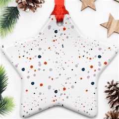 Background-round Spots Ornament (star)