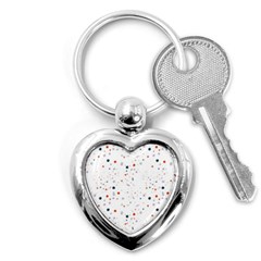 Background-round Spots Key Chain (heart) by nateshop