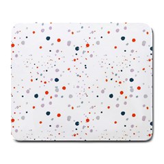 Background-round Spots Large Mousepads by nateshop