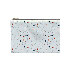 Background-round Spots Cosmetic Bag (medium)