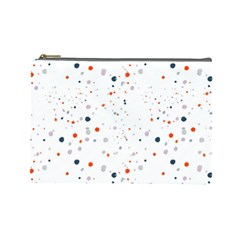 Background-round Spots Cosmetic Bag (large) by nateshop