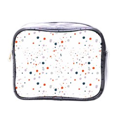 Background-round Spots Mini Toiletries Bag (one Side) by nateshop