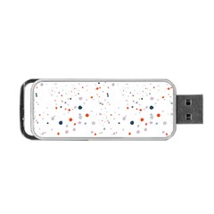 Background-round Spots Portable Usb Flash (one Side) by nateshop