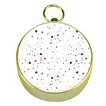 Background-round Spots Gold Compasses Front