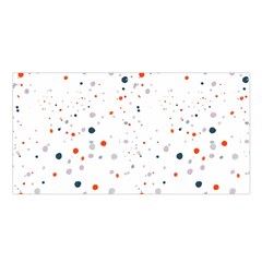 Background-round Spots Satin Shawl 45  X 80  by nateshop