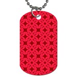 Red-star Dog Tag (One Side) Front