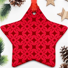 Red-star Star Ornament (two Sides)