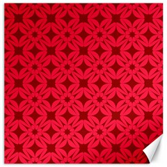 Red-star Canvas 16  X 16  by nateshop