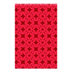 Red-star Shower Curtain 48  x 72  (Small) 