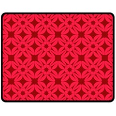 Red-star Fleece Blanket (medium)  by nateshop