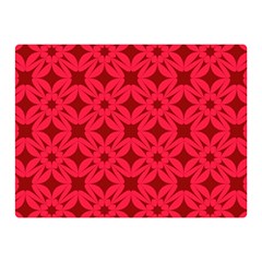 Red-star Double Sided Flano Blanket (mini)  by nateshop