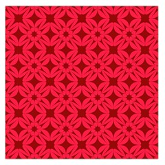 Red-star Square Satin Scarf (36  x 36 )