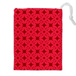 Red-star Drawstring Pouch (5XL) Front