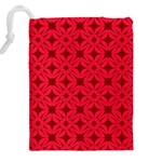 Red-star Drawstring Pouch (5XL) Back